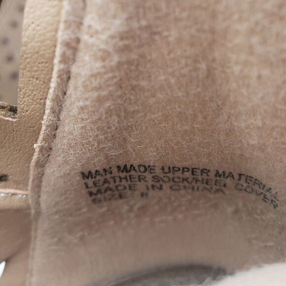 𝅺restricted peep toe boho brown block heels - Picture 10 of 10